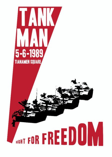 Right for freedom - Tank Man - Christopher Scott