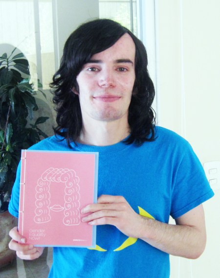 Christopher Scott and the 'Poster for Tomorrow Gender Equality Now' Book