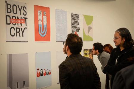 My poster Female surrounded at Posterfortomorrow Mexico city 1