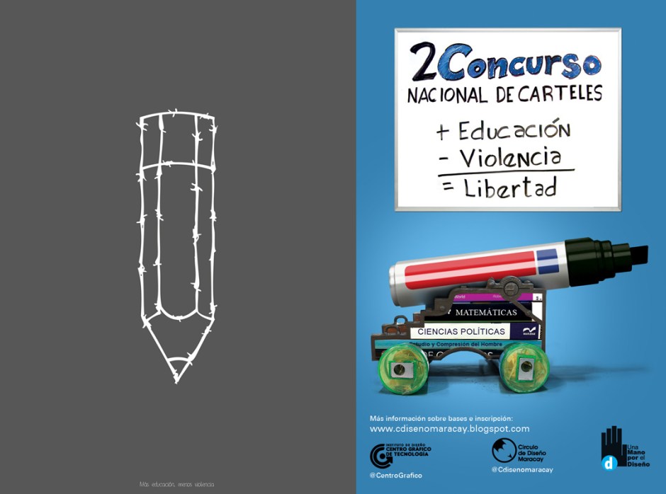 Pencil-wire-2-Concurso-de-Carteles-Una-Mano-por-el-Diseno