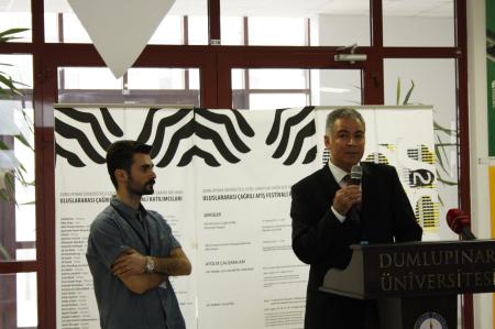 The opening ceremony of the International Invitational Poster Festival in Turkey