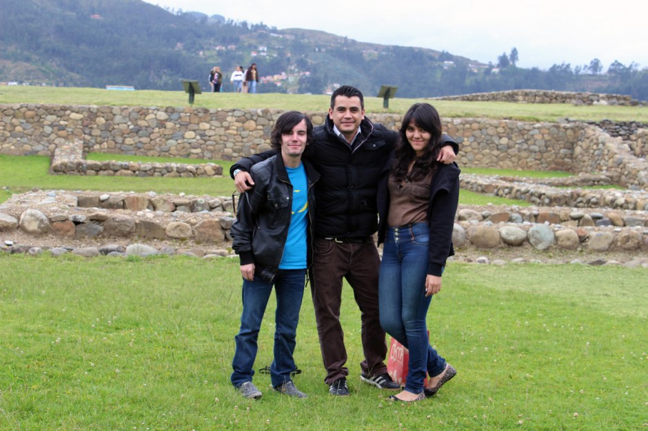 Me, Christian Lasso and Viviana Urvina - Ingapirca Ruins