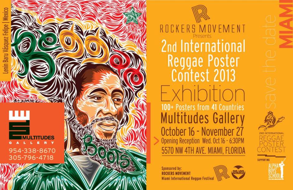 International Reggae Poster Contest Exhibition, Miami FL