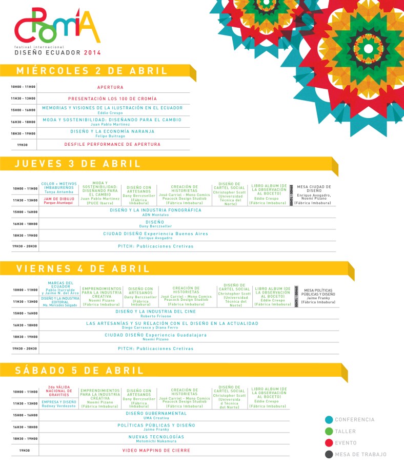 CROMIA 2014 AGENDA