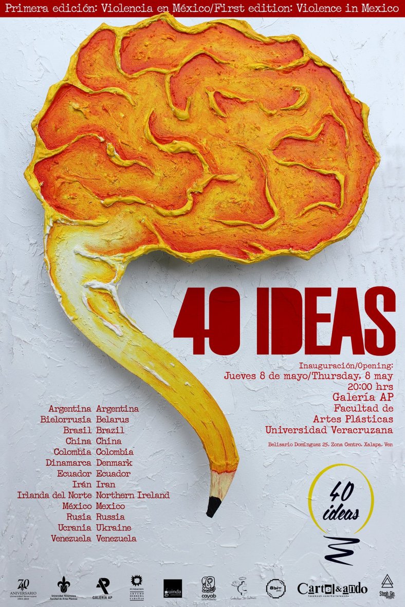 40 Ideas promotional poster