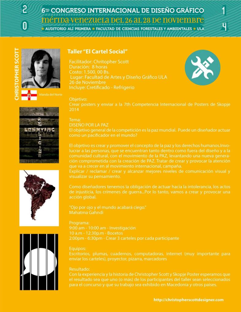 taller de cartel social con christopher scott