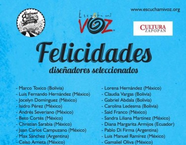 Escucha MI VOZ 2014 – Selected designers