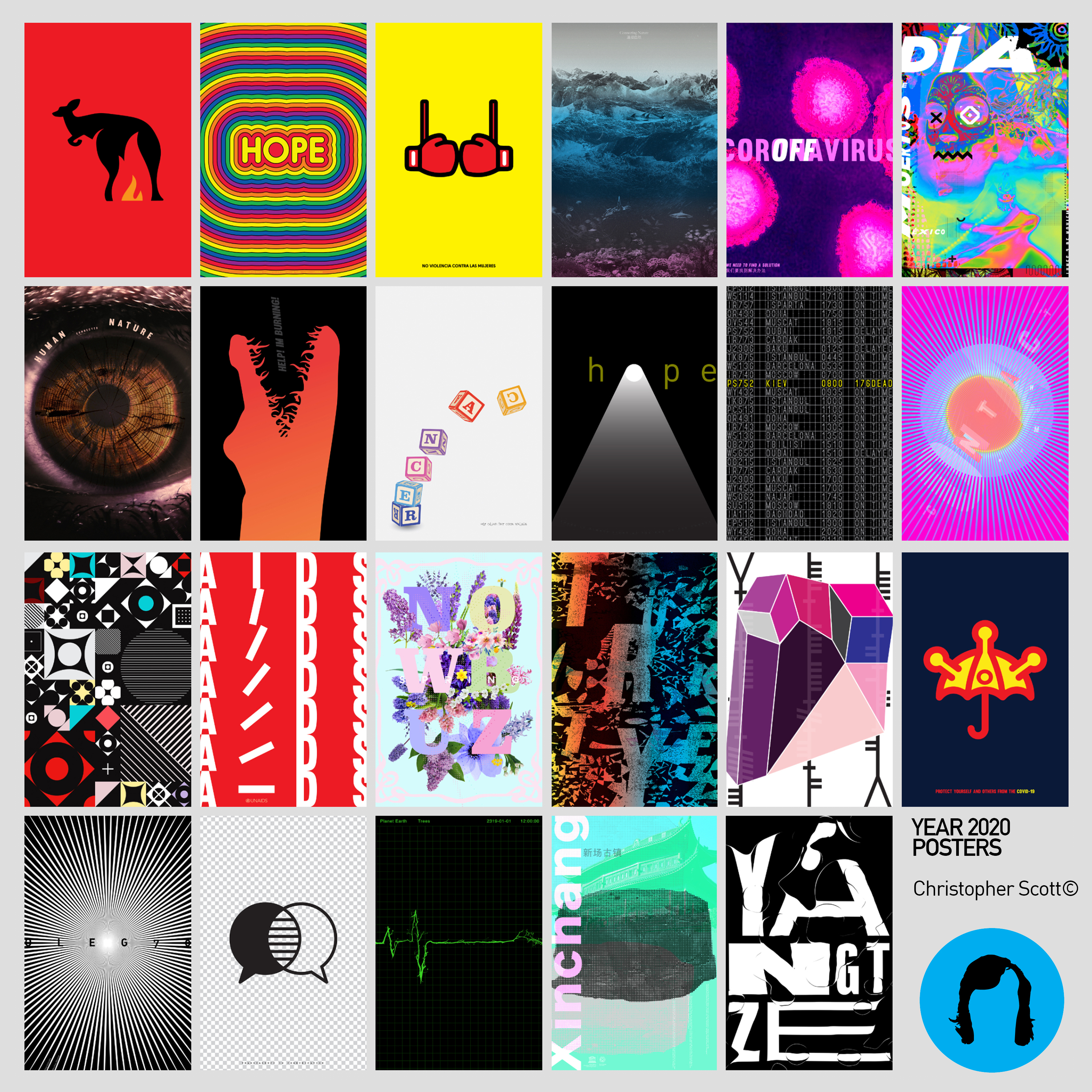 Posters created in 2020